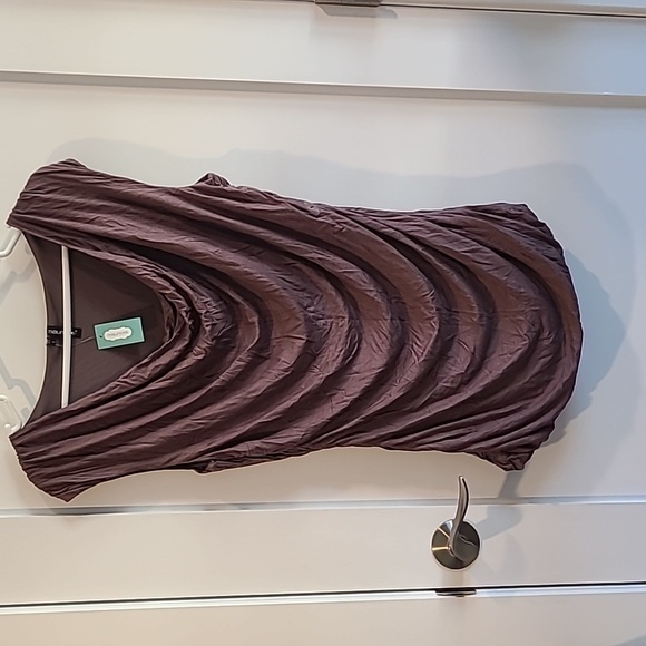 Maurices Tops - Maurices Size 1 | Sleeveless cowl neck Dress Top | Brown Plum